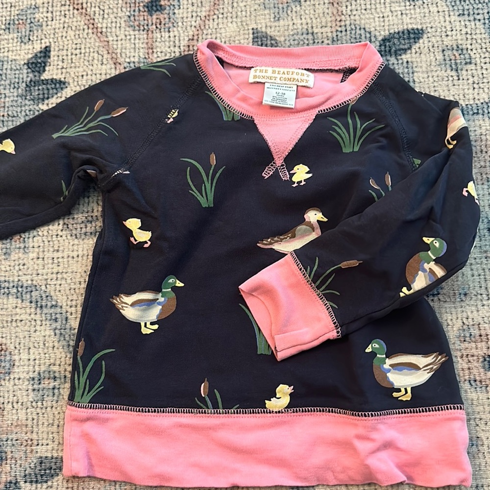 The Beaufort Bonnet Company Mallard Cassidy Crewneck 12-18
